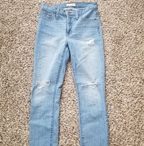 Madewell Distressed Skinny Jeans